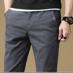 Spring Autumn Elegant Fashion Harajuku Slim Fit Trousers Loose All Match Sport Casual Pants Solid Pockets Straight Leg Pants