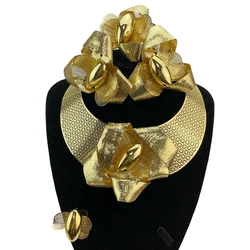 High Quality Brazilian Jewelry Sets Handmade Jewelry for Women Wedding Bridal Party FHK20648