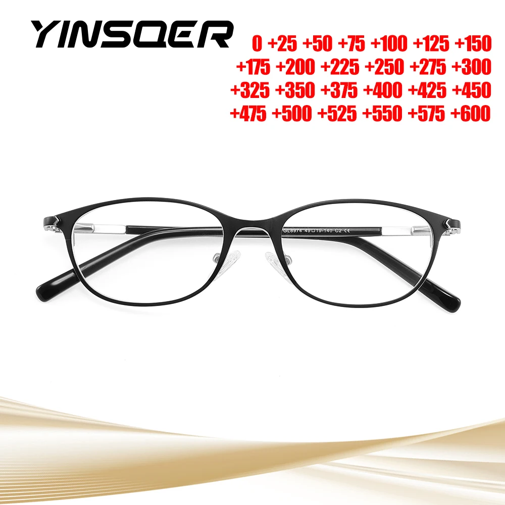 

Small Oval Frame for Men Women Classic Eyeglasses Optical Frames Fashion Anti Blue Light Reading Glasses Customize Prescription