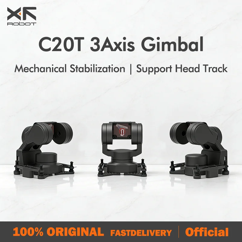 C20 3Axis Gimbal FPV Increased Stability PTZ Support Walksnail FPV Kit/Moonlight Kit/DJL O3/O4/O4Pro camera Head Chase Control
