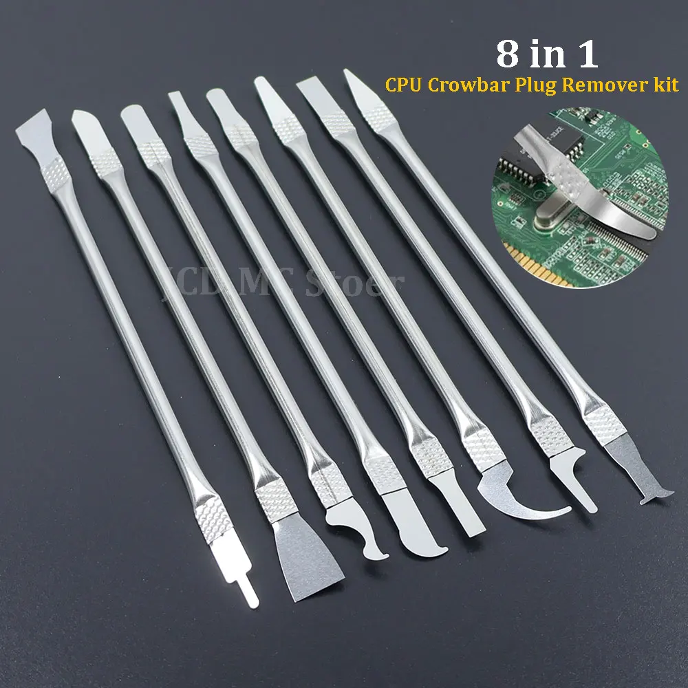 8pcs/Set Multifunctional CPU Pry Knife Mobile Phone Repair Tools Computer Chip Disassembly Electronics Repair Tools