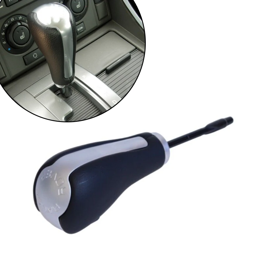 1Pc Automatic Gear Lever Ball Head Gear Shift Handball For Range Rover Sport 2005-2009 Leather Gear Head Gear Lever Shift Handl