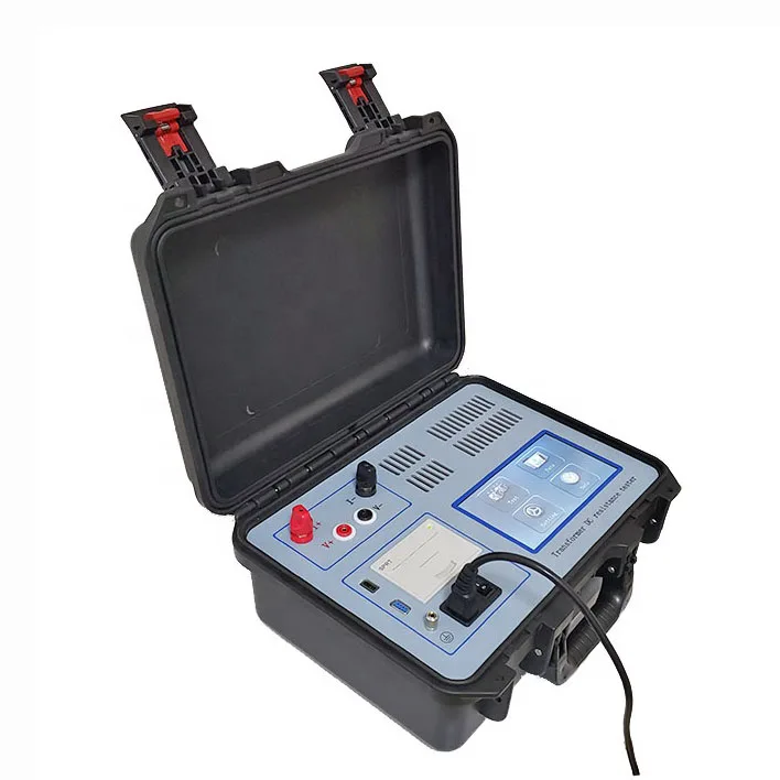 Transformer Winding Resistance Meter High Quality Handheld DC Resistance Tester 100-100K Range 0.5% Accuracy