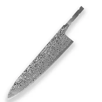 廚房廚刀刀坯,大馬士革鋼,VG10鋼材,半成品刀,DIY手工刀製作 10 最佳銷售 刀坯 - №6