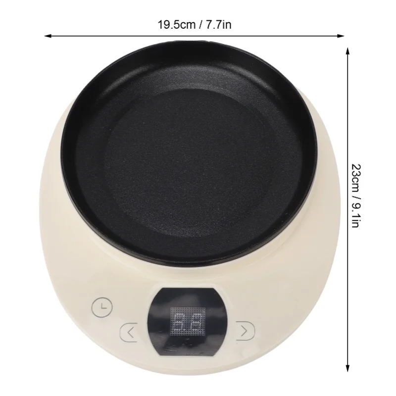 450W Electric Egg Cooker Hard Boiled Eggs Measuring Cup Auto Shut Off Multifunctional Frying Pan Breakfast Maker