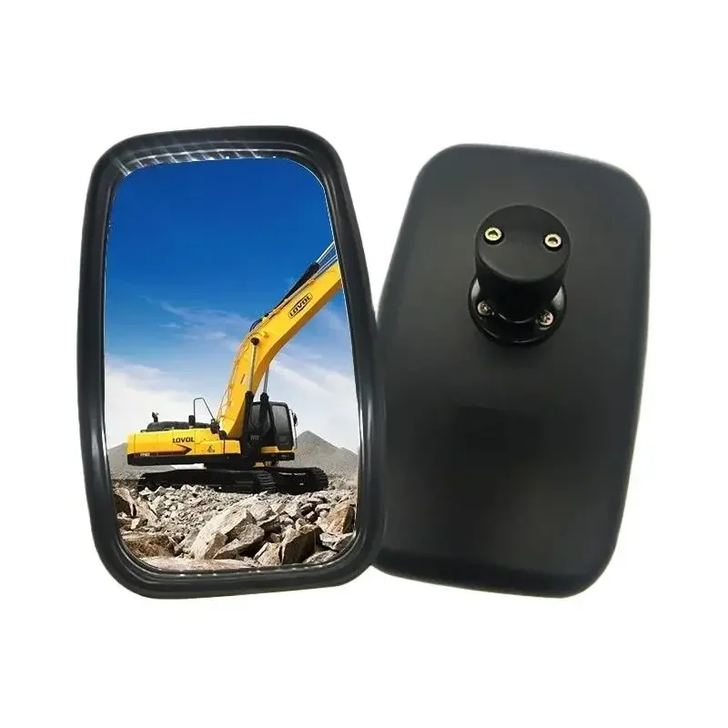 

Excavator rearview mirror engineering vehicle truck forklift cab reflector universal modified wide-angle reversing mirror