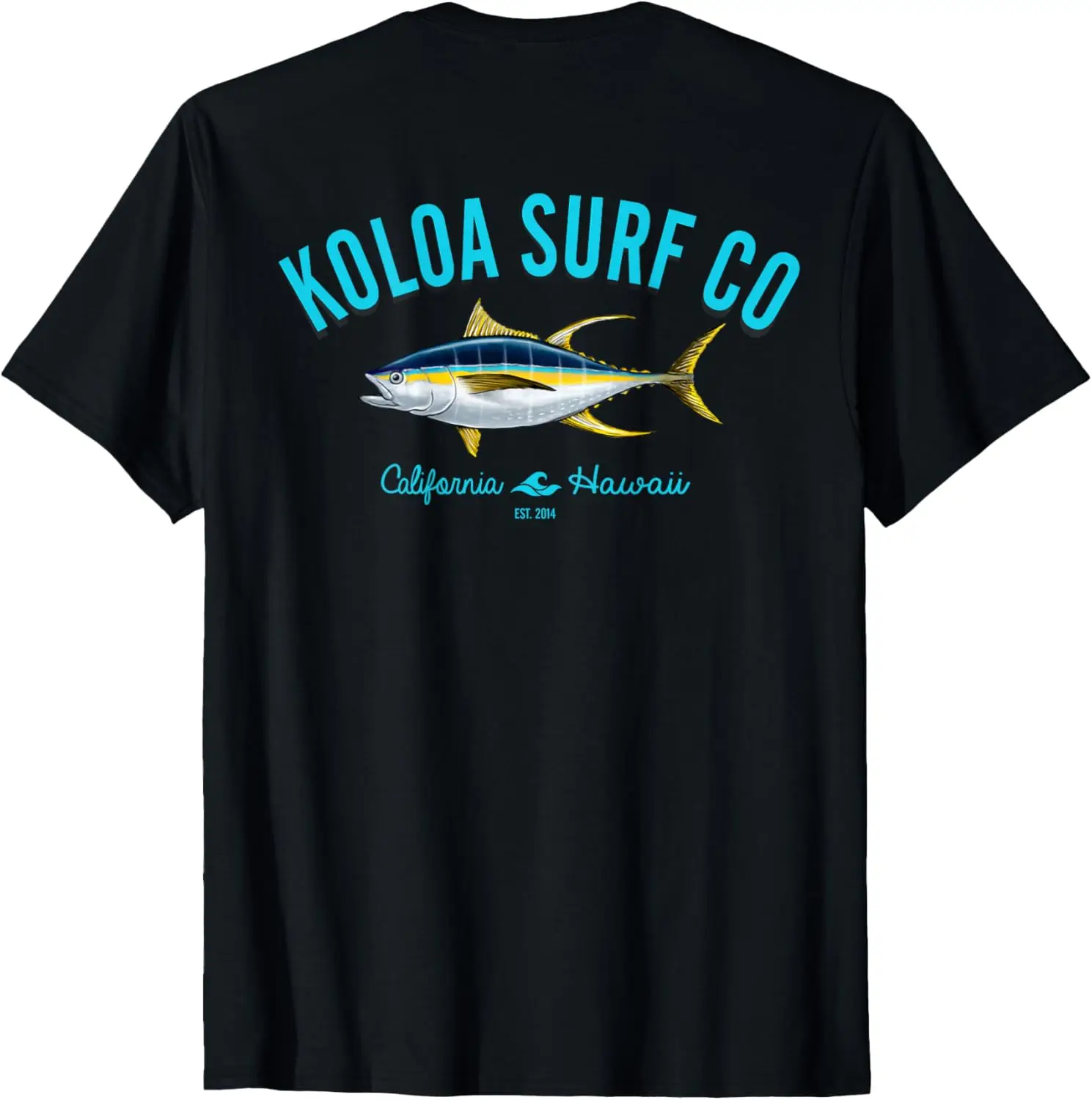 Koloa Surf Yellow Fin Tuna Logo Lightweight, Graphic T-Shirt