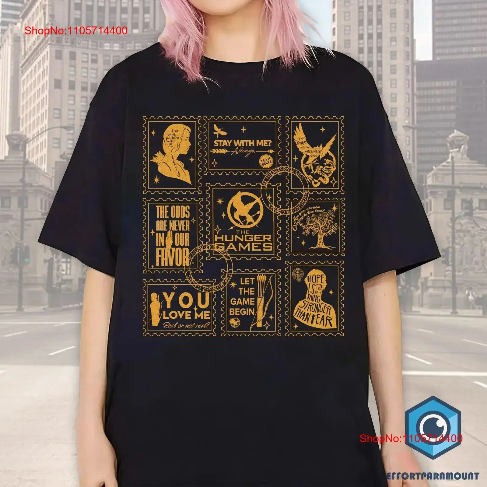 The Hunger Games Vintage Stamps ArT T Shirt SweaT Coriolanus Snow Peeta Mellark vintage Washed streetwear homme Casual Unisex