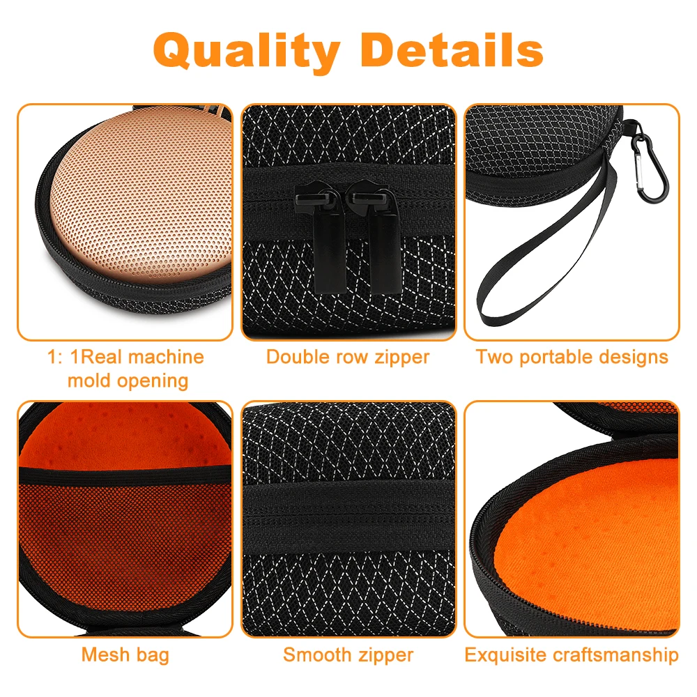 Hard EVA Storage Bags for B&O Beosound A1 3rd Gen Speaker，Outdoor Portable Music Player Box  Sound can penetrate the storage box
