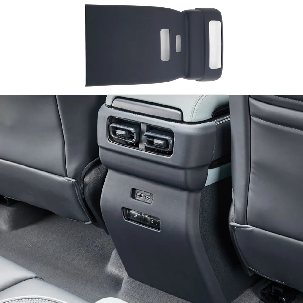 Car ABS Rear Air Outlet Anti Kick Plate  For BYD Equation Leopard 5 2023 - 2025 Decorative Air Vent Patch Modified Accessories