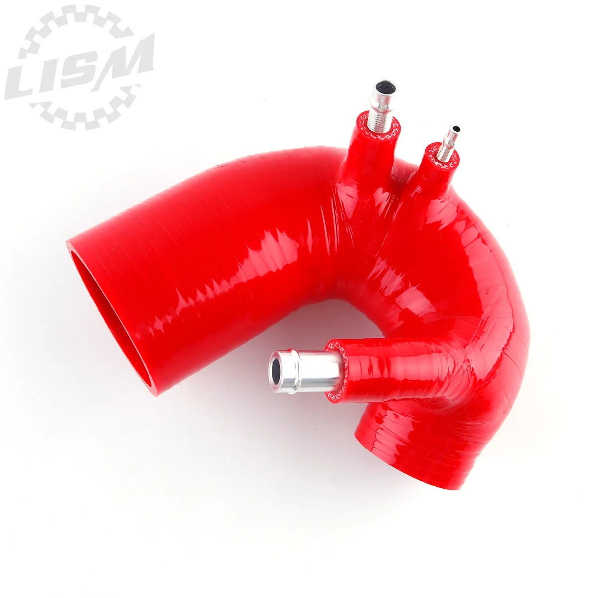 1PC For Abarth 595 500 695 1.4L T-JET Engine Garrett 1446 Turbo Competizione / Turismo / Esseesse Silicone Air Intake Hose 4-ply