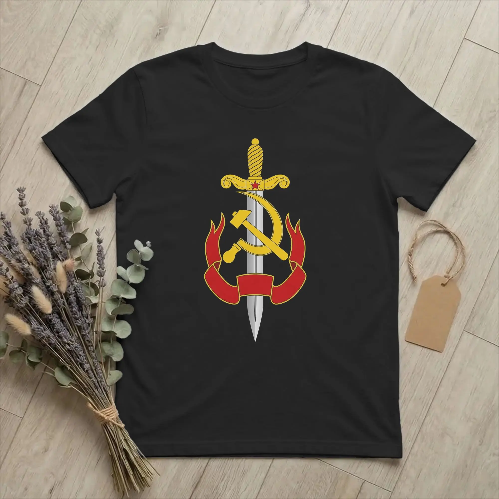 Vintage USSR Soviet Union Russian CCCP T-Shirts for Men Crew Neck Pure Cotton T Shirts Hammer Sickle Tee Shirt Gift  Clothing