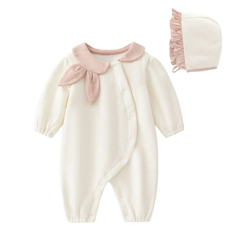 conjuntos-de-2-piezas-para-bebe-nina-ropa-de-boutique-coreana-bonitos-monos-de-algodon-de-manga-larga-gorro-articulos-para-recien-nacidos-b041