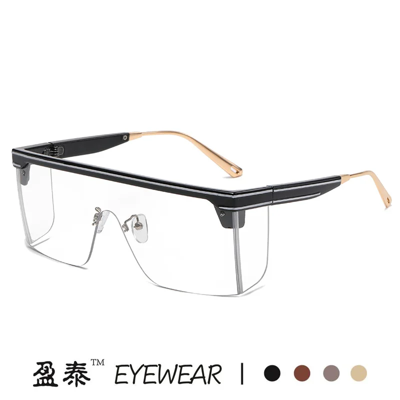 Fashion single-piece shield sunglasses men's and women's square UV-proof windproof glasses, suitable for driving on the beach - view 3