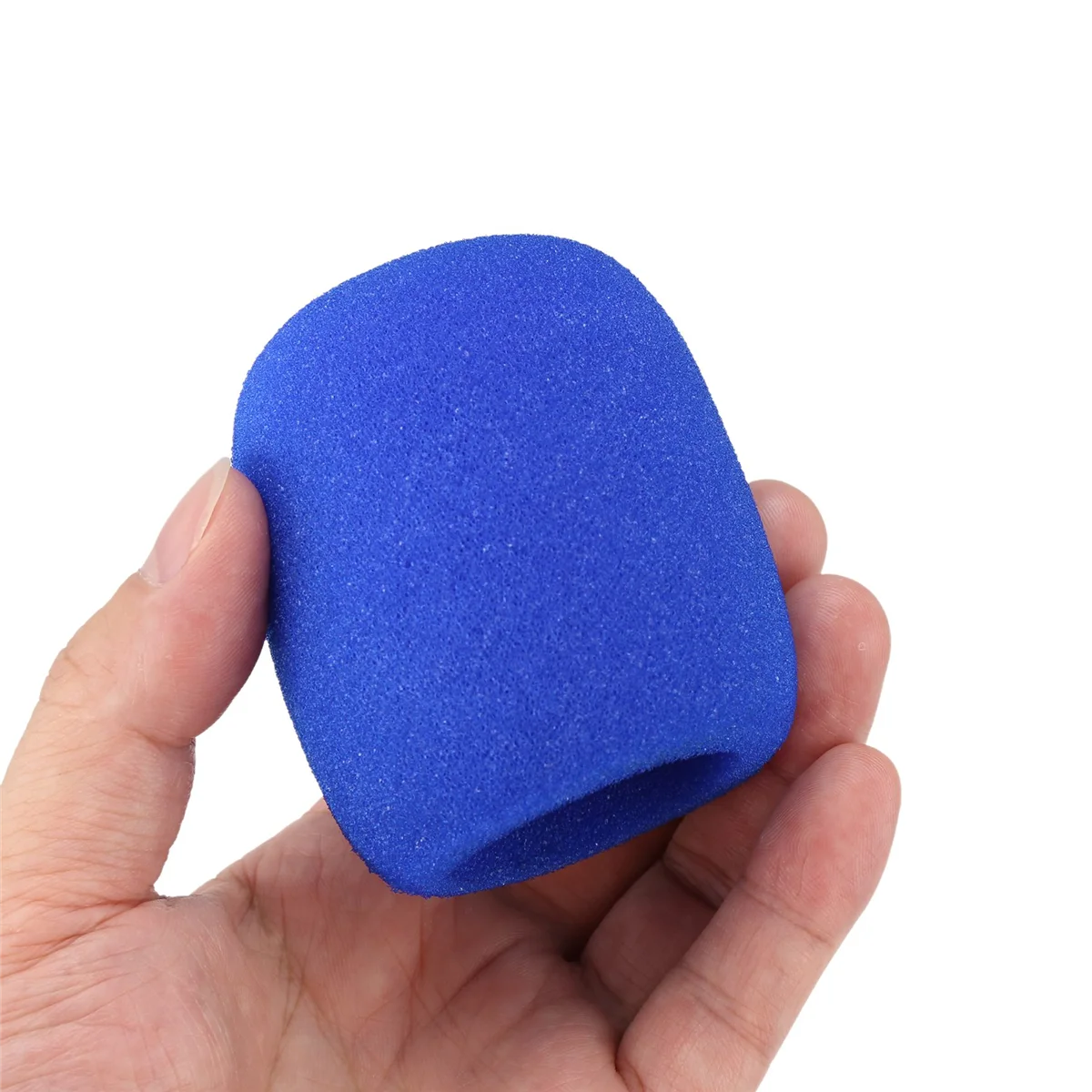 AT77 5 Pcs Solid Color Non-Disposable Microphone Dust Cover Thickened Microphone Cover Microphone Blowout Cover for KTV