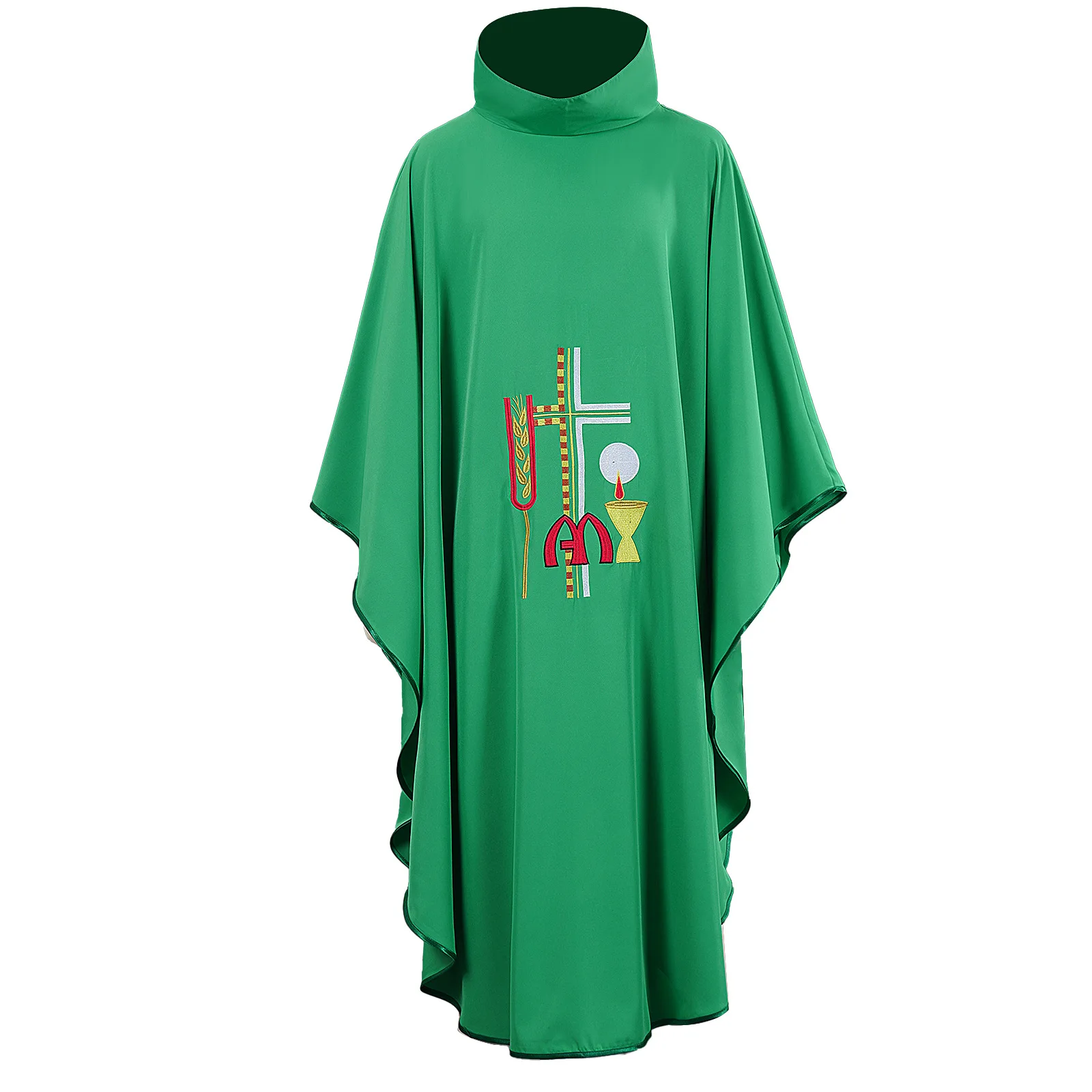 

Halloween Costume Cosplay Vintage King Cape Medieval Role-playing Stage Costume Vintage Green