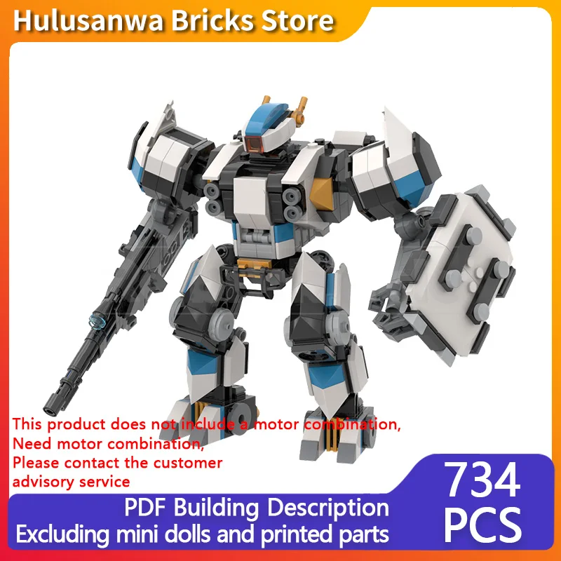 

Space Defense Mech Model MOC Building Bricks War Equipment Modular Technology Gifts Holiday Assemble Children Toys Suit