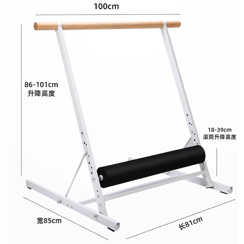 Solid wood dance pole home mobile liftable vertical split horse trainer exercise leg stretching pole waist trainer