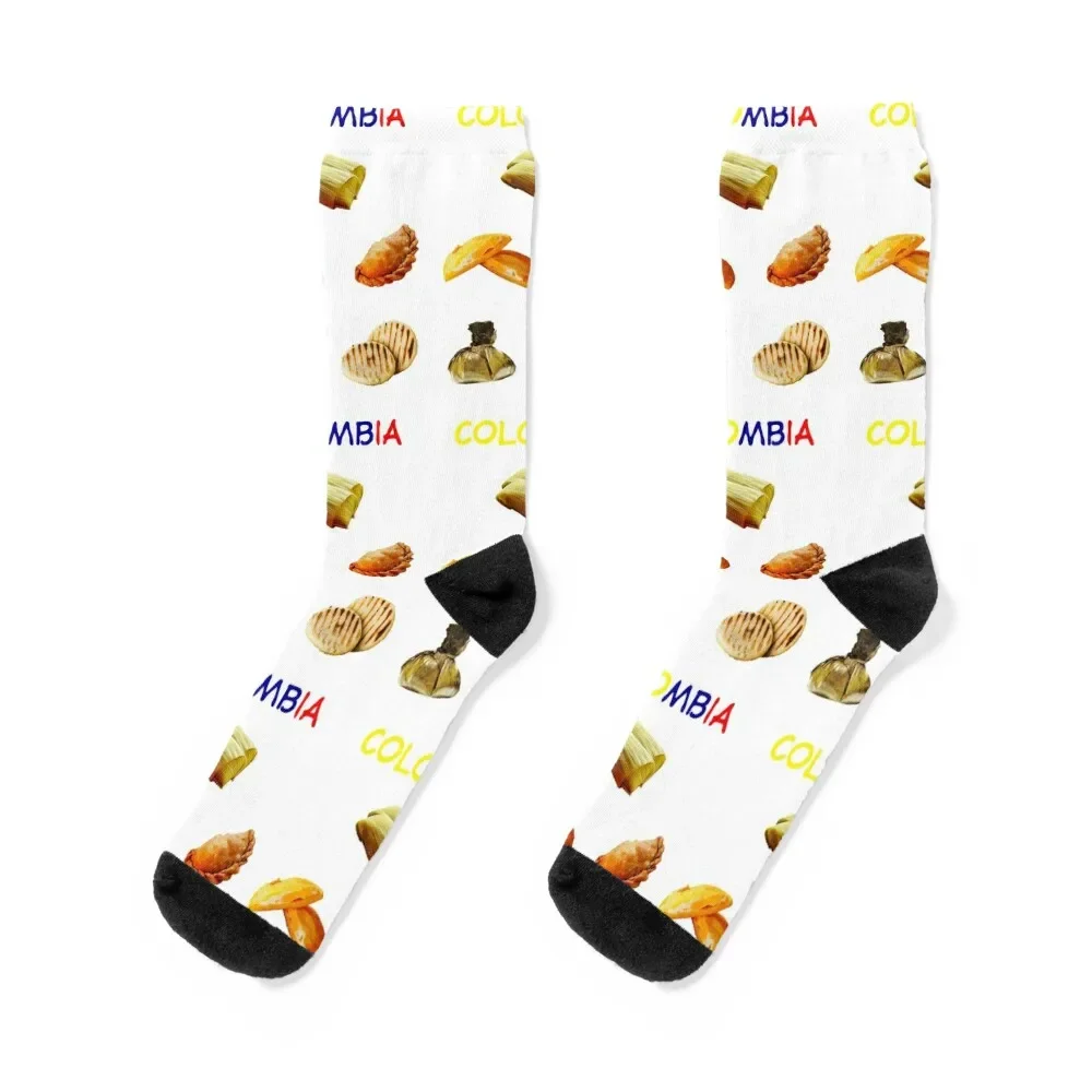 Colombian Food Pack Socks Non-slip Soccer anti slip football new year Men's Socks Luxury Women's