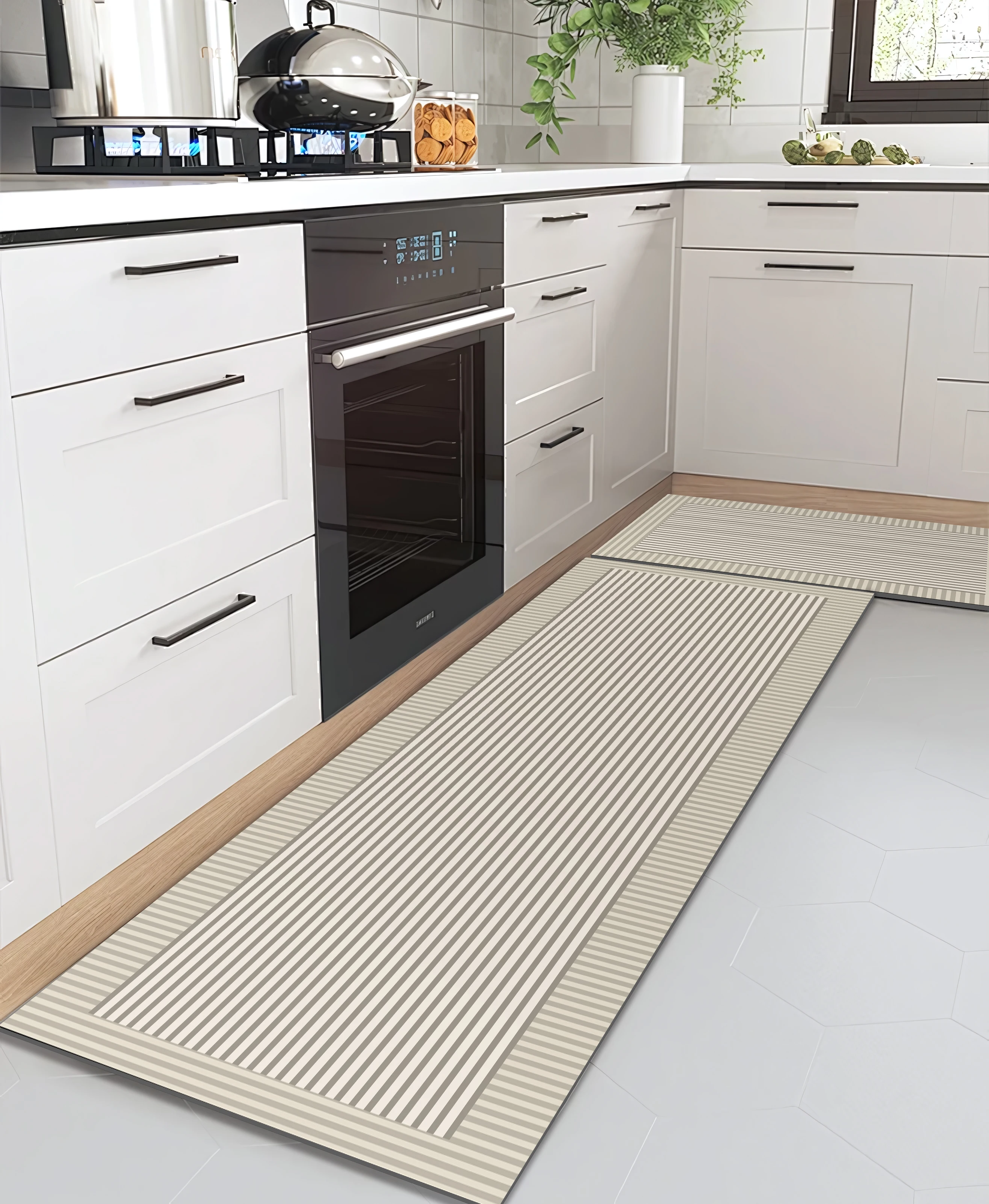 New 1PCS Kitchen Floor Mat Waterproof, Anti-skid, Anti-dirty Foot Mat Household Door Mat, Mat Carpet, Diatomite Door Mat