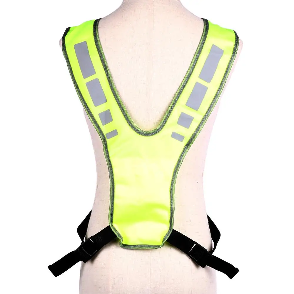 Unisex Reflective Sports Protective Vest Night Running Bicycle Harness Jogging Vest