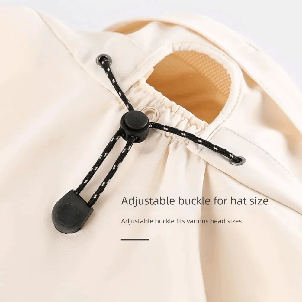 

Quick Drying Sun Protection Hat Neck Guard Adjustable Women Fisherman Hat Breathable Wide Brim Summer Sunscreen Cap Camping