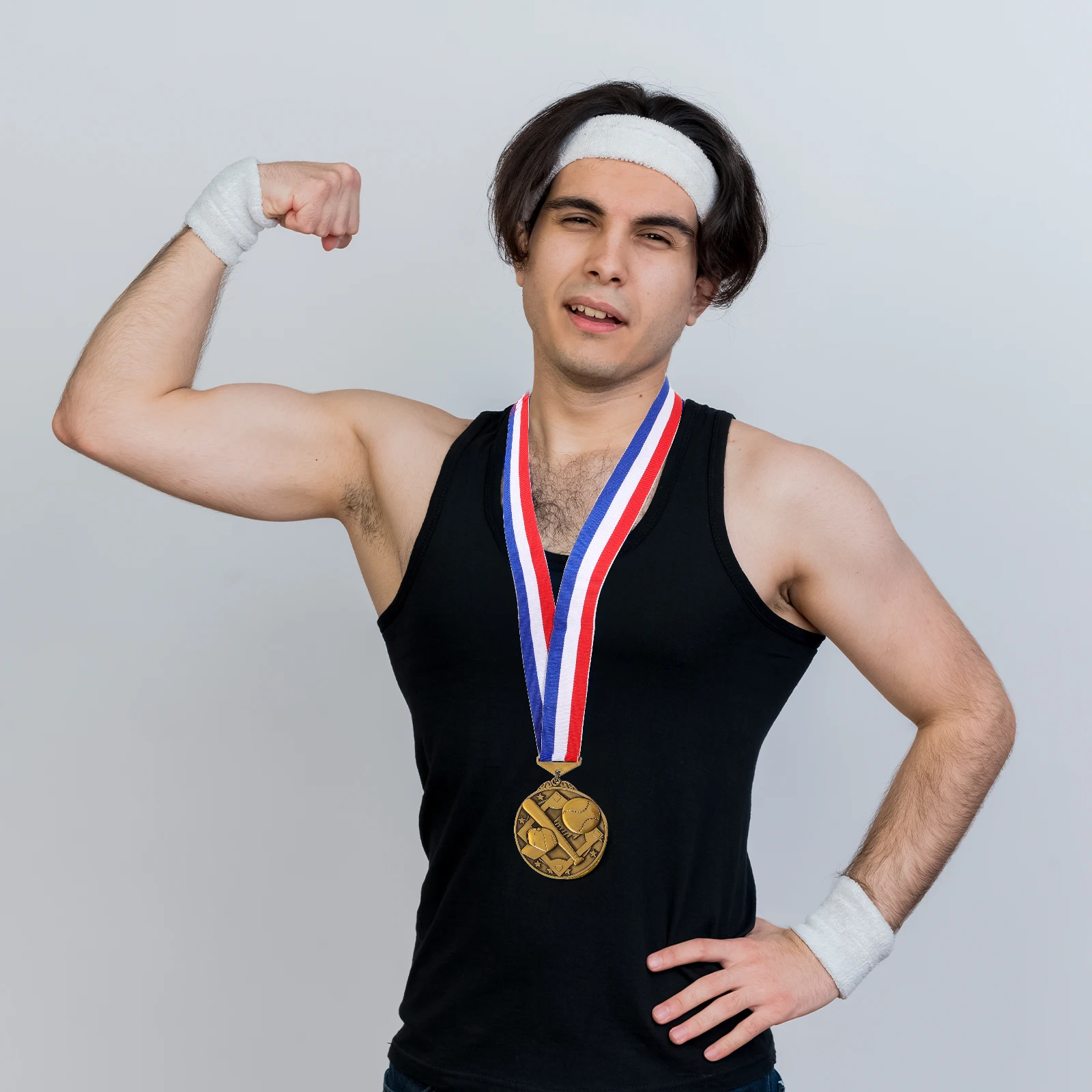 

Medal Hanger Sport for Awards Commemorate Baseball Medals Golden Zinc Alloy Competition