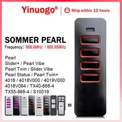 SOMMER PEARL 4018 Remote Control Transmitter Compatible With SOMMER 4018V000 S10779 868MHz Garage Remote Control Gate Opener