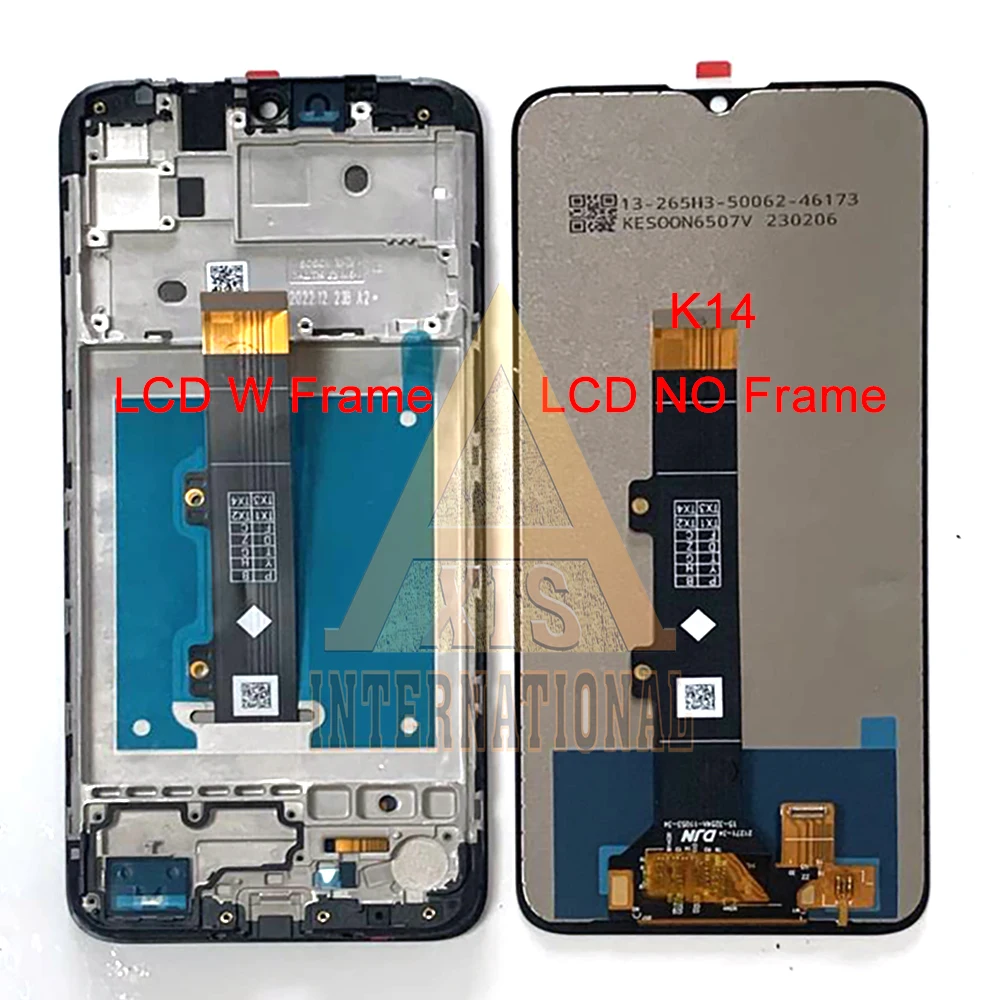 Original For Lenovo K14 LCD K14 Plus Display K14 Note Screen Touch Screen Panel Digitizer For Lenovo K15 Plus LCD K15 Frame