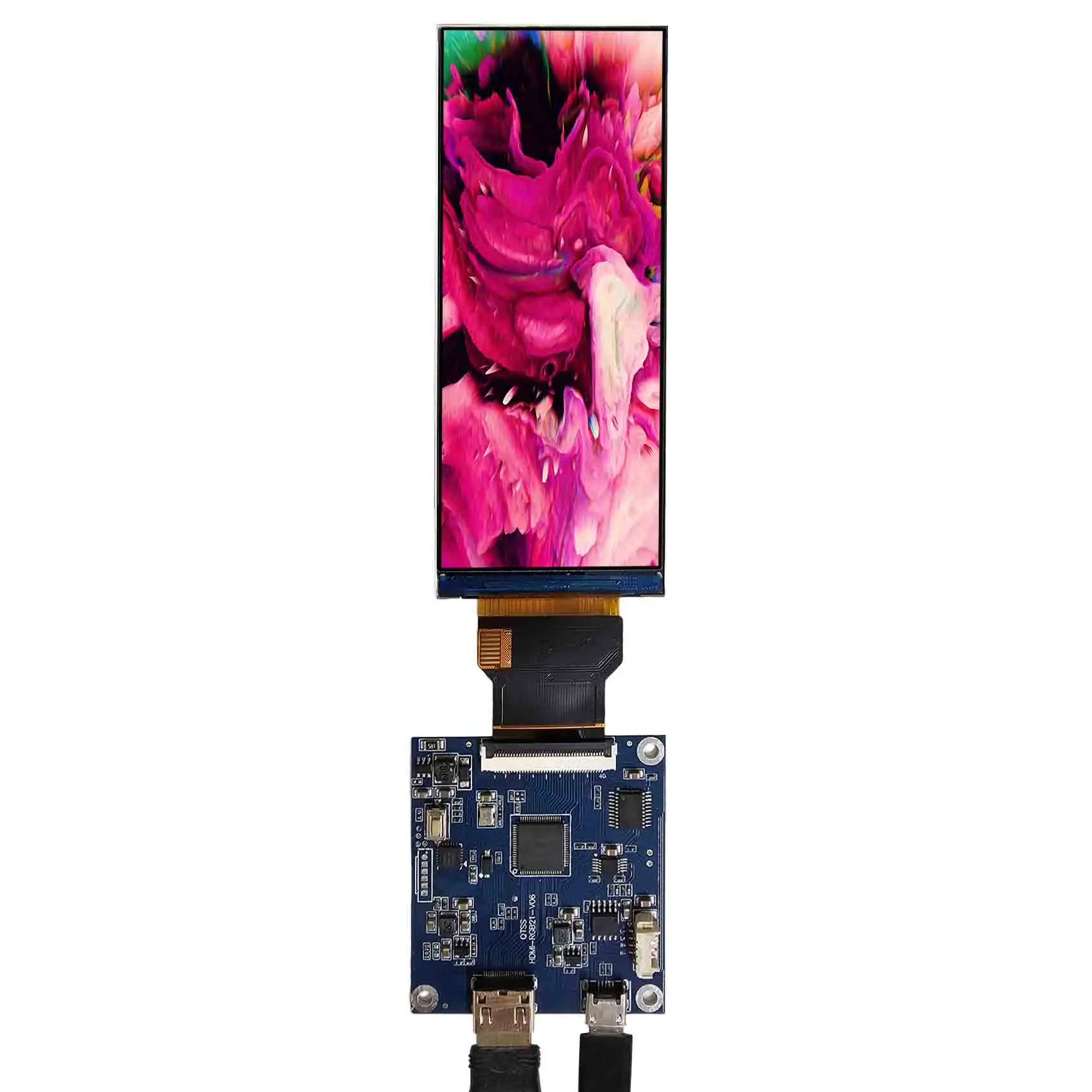 против 399001 C40 Micro Lcd-панель 40-контактный интерфейс Mipi Fpc ЖК-монитор Панель 3,99 дюйма 400X960 ЖК-панель с платой драйвера Hd-Mi