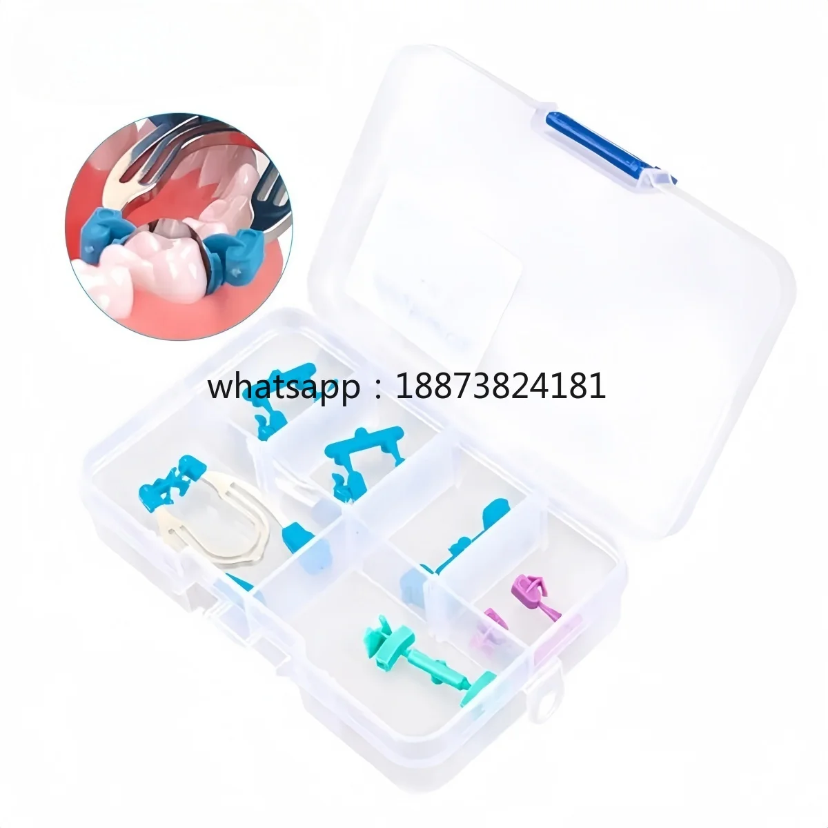 Denspay Dental Matrix Sectional Contoured Plier Kit Metal Spring Clip Matrices Clamps Wedges Rings Replaceable Tools fast