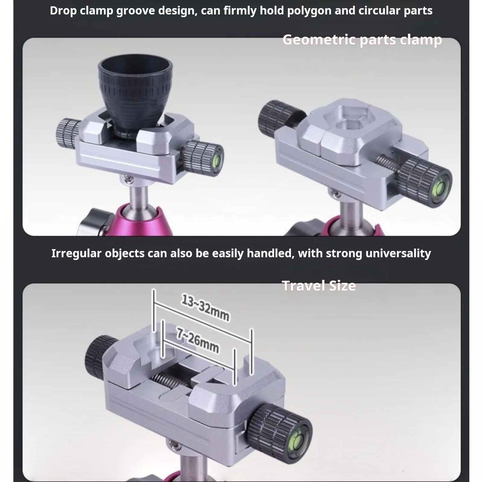 Ustar UA-90641 Model Building Bench Vise 4 Interchangeable Chuck Tool for Gundam Scale Model Making Tool Painting Sanding Holder