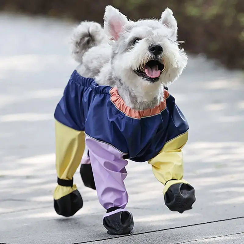 Dog Paw Protective Boot Leggings Adjustable Anti-Dirt Pet Dog Shoes Leggings Boots For Outdoor Walking In All Seasons