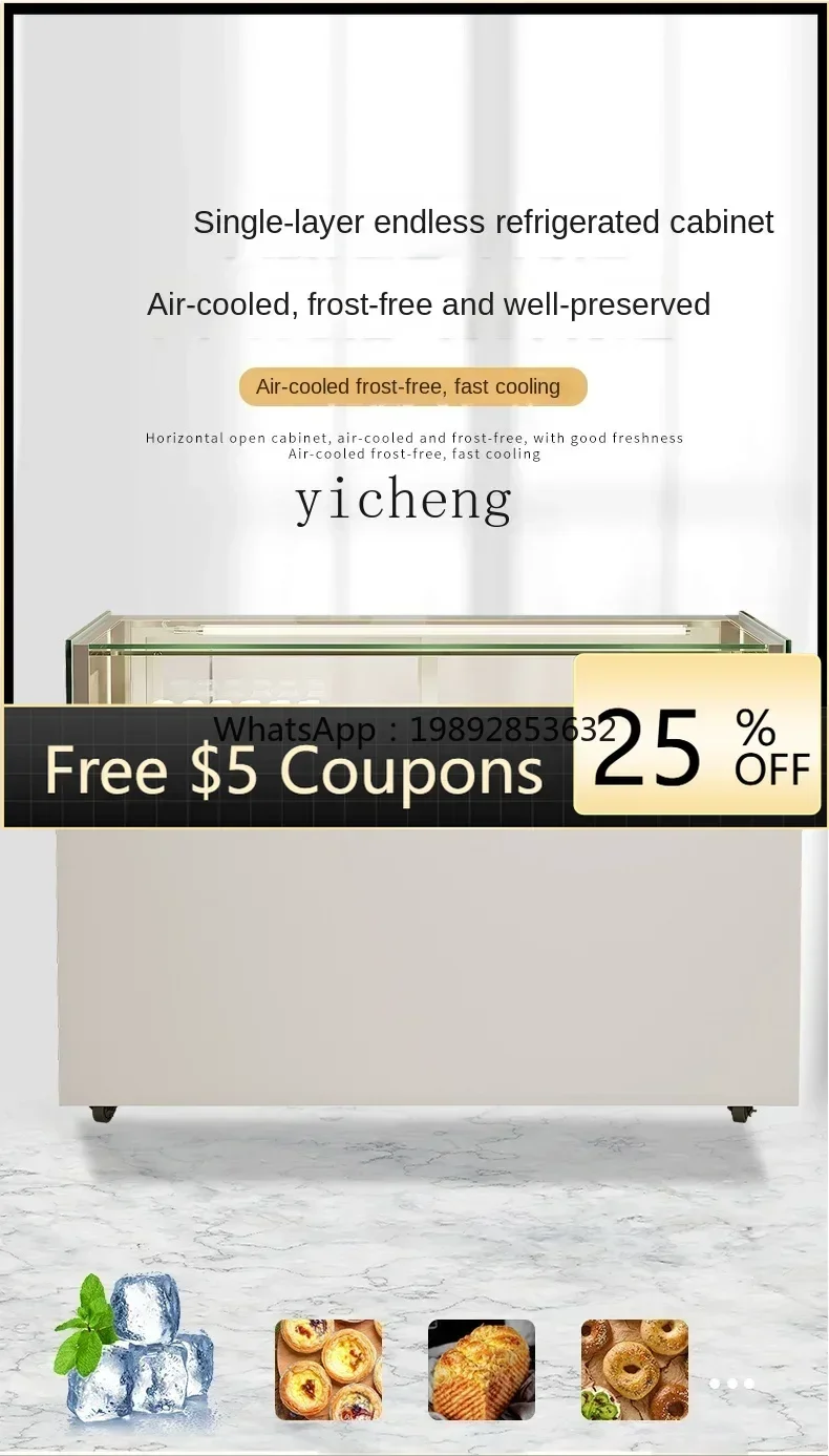 

Single-Layer Right Angle Cake Refrigerated Display Cabinet Mousse Dessert Pastry Fruit Freezer