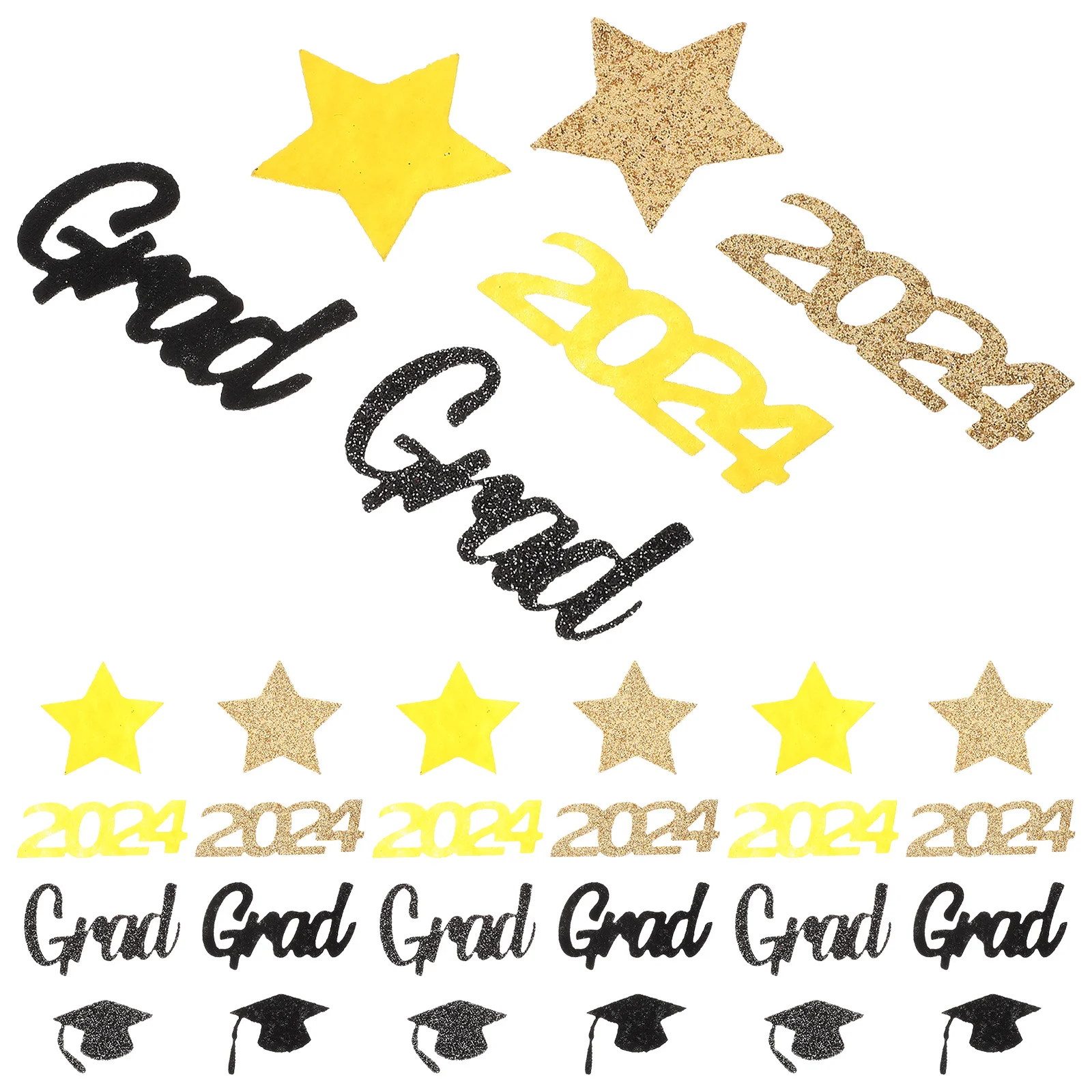 

1Set Graduation Confetti Non-Woven Cloth Decoration for Party Table Centerpiece Graduation Party Supplies Gift Box Filler