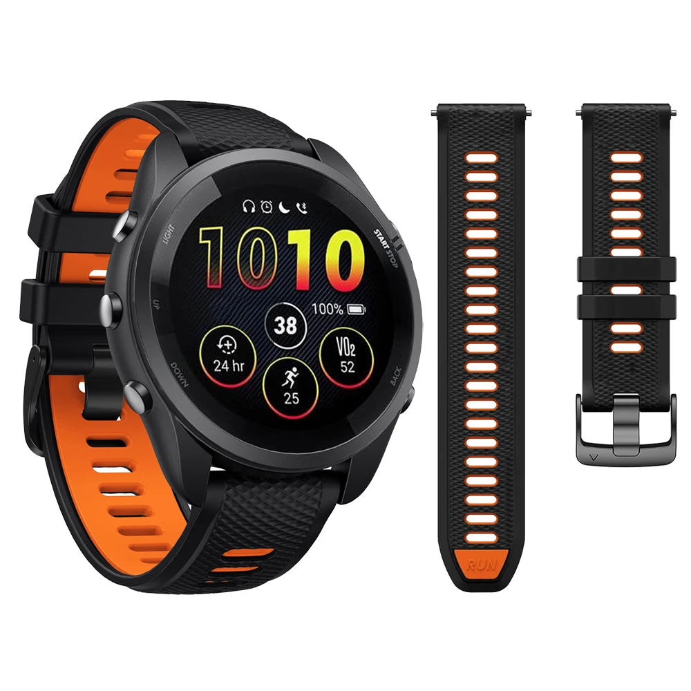 

Quick Release Bands 22 mm For Garmin Forerunner 265 255 Music Sports silicone strap For Garmin Vivoactive 4/Venu 2 45MM Bracelet