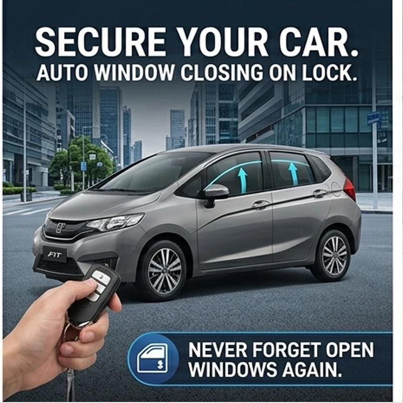 Auto Power Window Closer Module for Honda Fit Jazz XR-V Locking Window Up & Mirror Fold Automatic Roll Up Car Accessories Kit