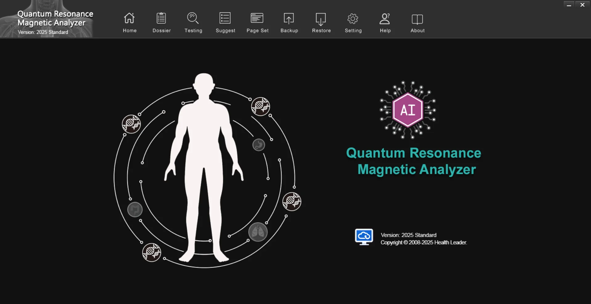 2026 Version with 24 Languages 61 Reports Quantum Resonance Magnetic Analyzer USB Encryption Key and Software CD