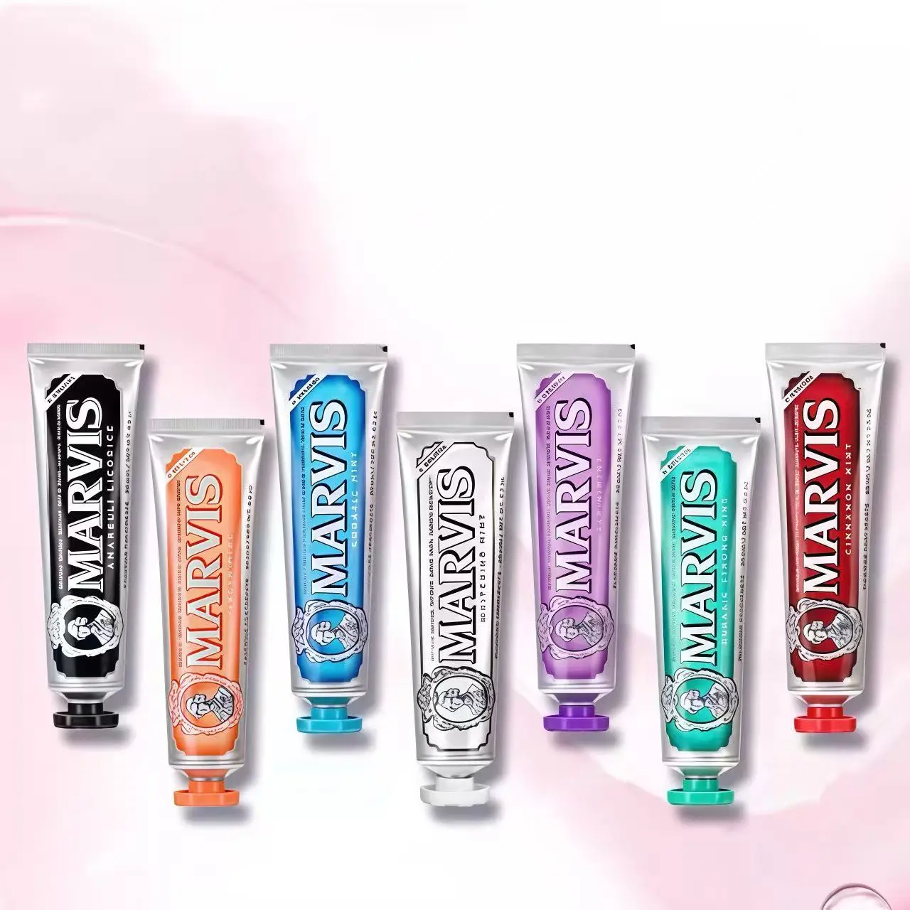 Dentifrice à la menthe blanchissant Marvis, haleine fraîche, élimine les taches de fumée, mauvaise haleine, prévient la carie dentaire, soin pour les gencives gonflées, 85ml