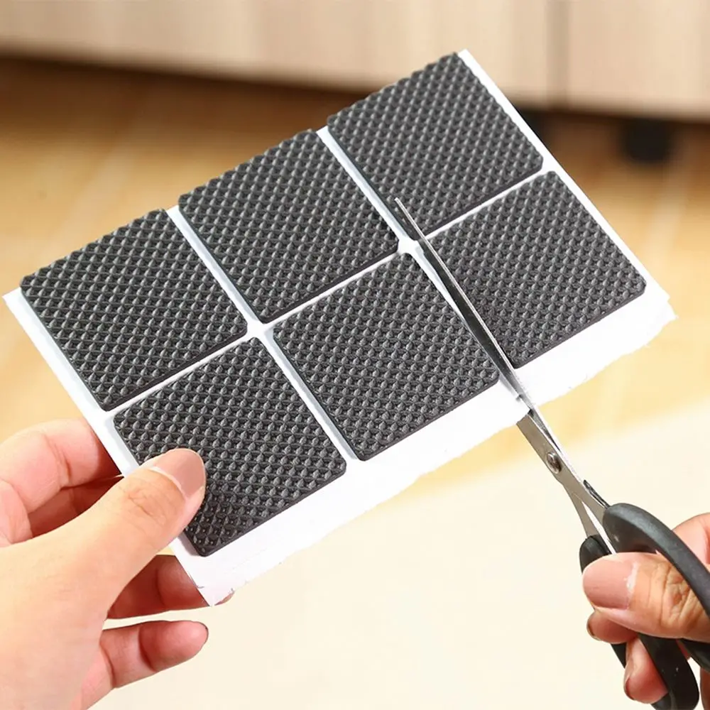Scratch Rubber Furniture Anti Slip Self Adhesive Mat Chair Leg Protector Floor Pads Feet Pads Floor Mat