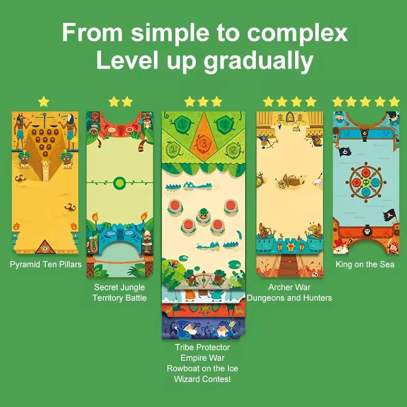 لعبة لوحة كاروم تفاعلية للأطفال 10 في 1 من ميدير، لعبة خشبية مزدوجة معركة الوالدين والطفل لسطح المكتب للأطفال 3 سنوات فما فوق