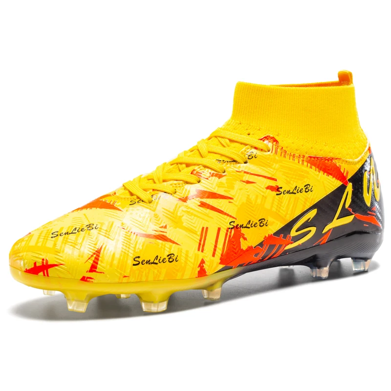 

Men's Soccer Shoes Cleats Non-Slip FG Football Boots Men High-quality Match Training Sneakers Futsal Indoor Soccer Boots Boys