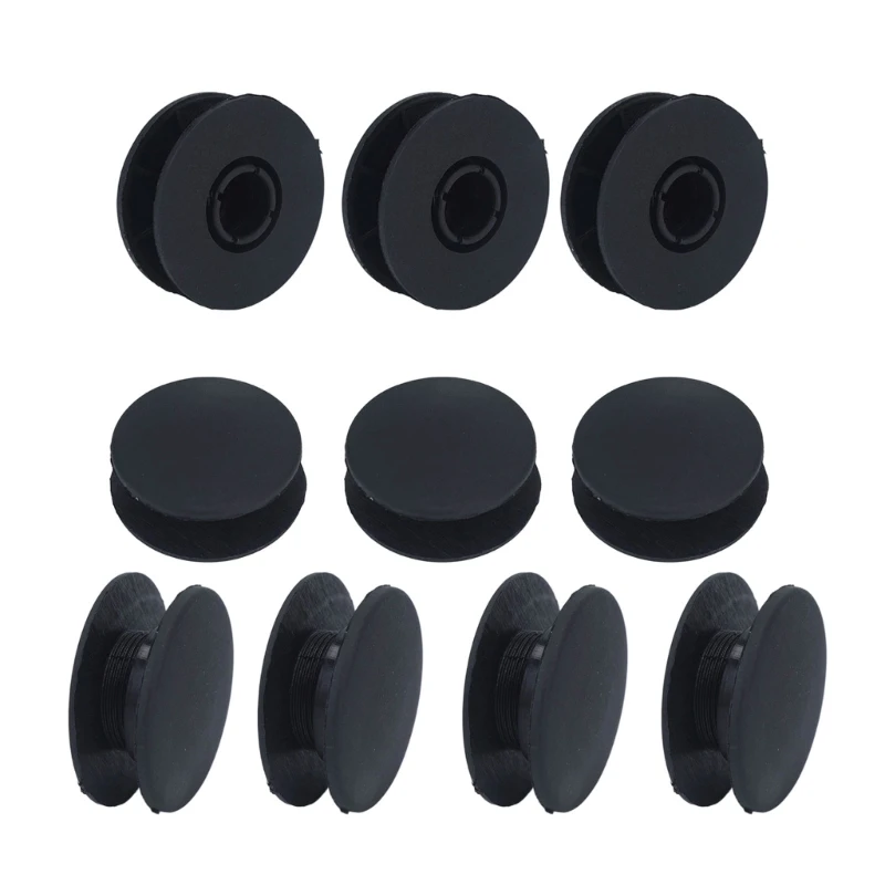 M68B Floor Mat Retention Hardware, 10 Black Plastic Clip Components 6680520