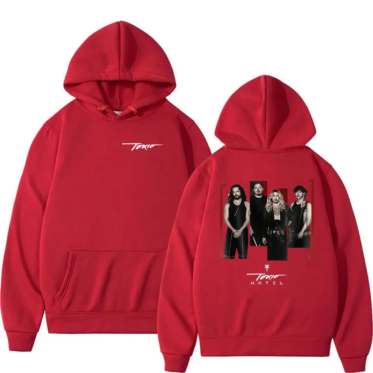Rockband Tokio Hotel Arena Tour 2026 Hoodie Herren Hip-Hop Punk Kleidung Pullover Sweatshirt Vintage Langarm Mode Hoodies – Detail 4
