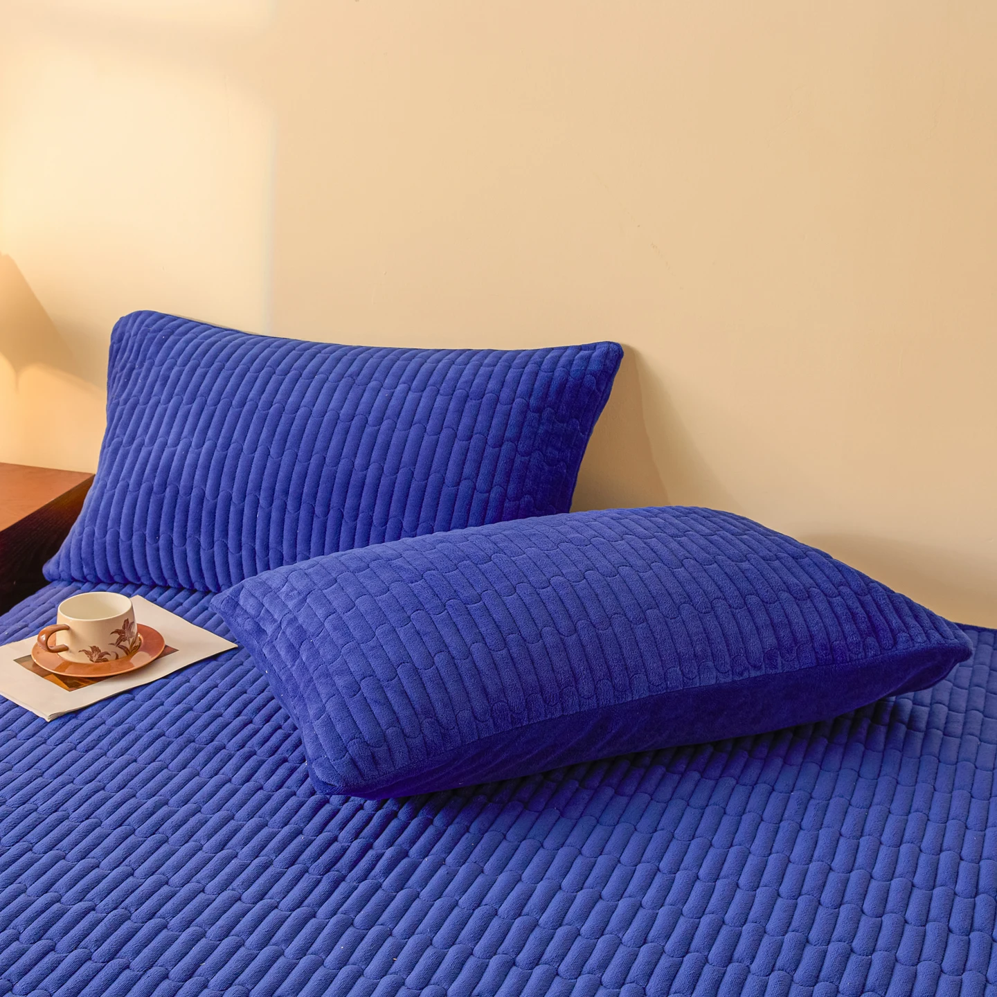 Bonenjoy 2pcs Warm Pillowcase for Winter Pillowslip Solid Color Pillow Cover Home Bed Pillowsham 48x74cm Cushion Cover 베개커버