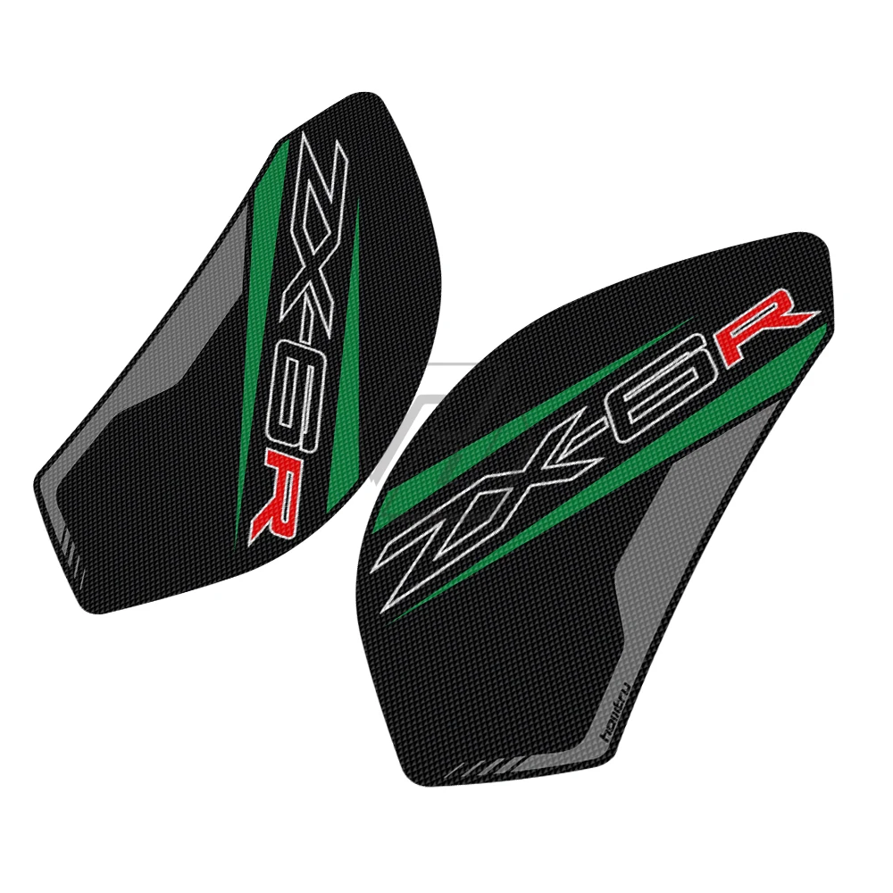 

For Kawasaki ZX-6R 2009-2016 Motorcycle Side Tank Pad Protection Anti-slip Knee Grip for Enhanced Riding Experience