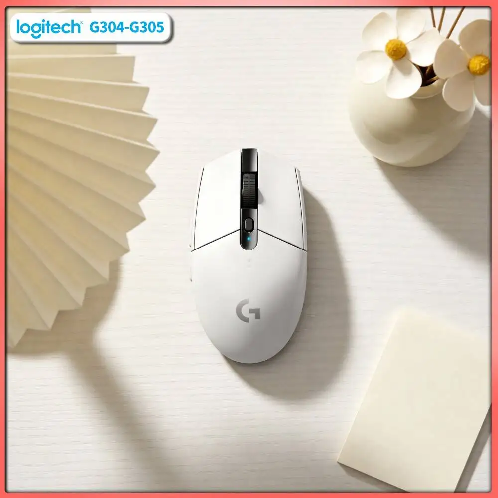 G305 LIGHTSPEED Wireless Gaming Mouse from Logitech, 12000 DPI HERO, 6 Programmable Buttons, 250h Battery Life, PC Mac Ready