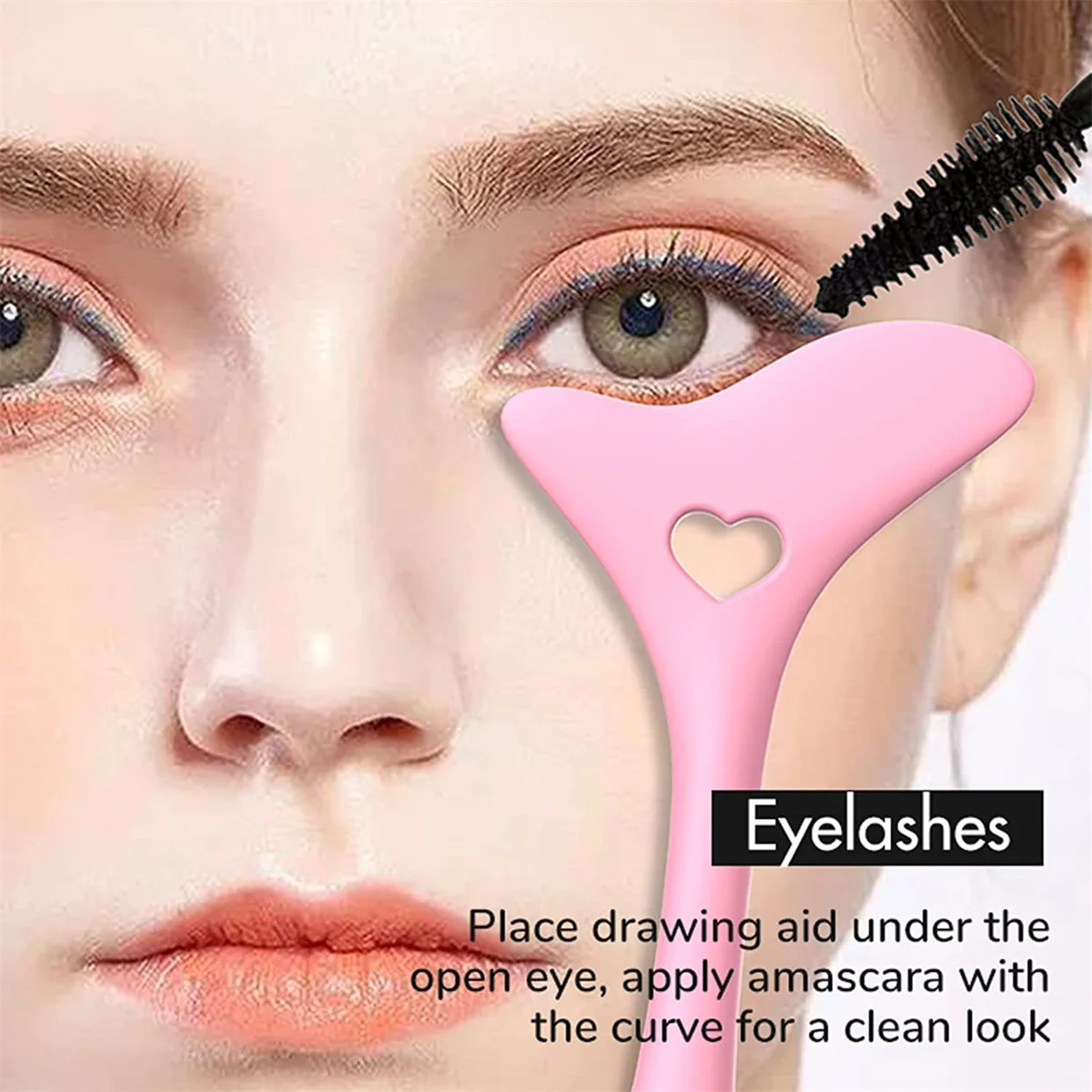 Multi-functional Eyeliner Stencil Wing Tips Reusable Silicone Eyeliner Drawing Lipstick Wearing Aid  Makeup Tools