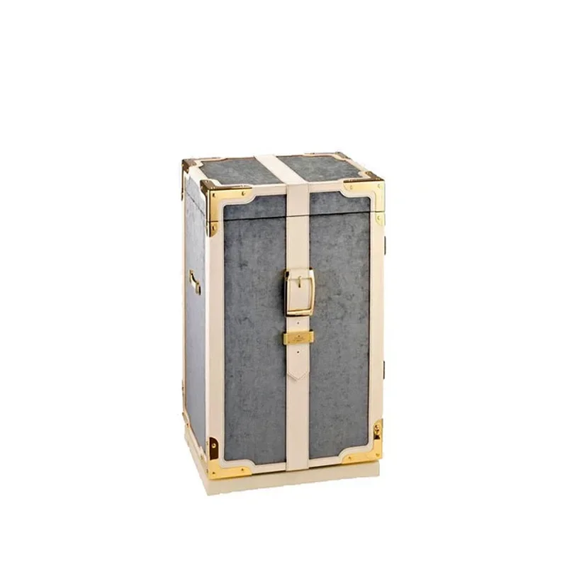 Light luxury jewelry cabinet, luxury villa home art safe, high-end password lock, solid wood jewelry cabinet