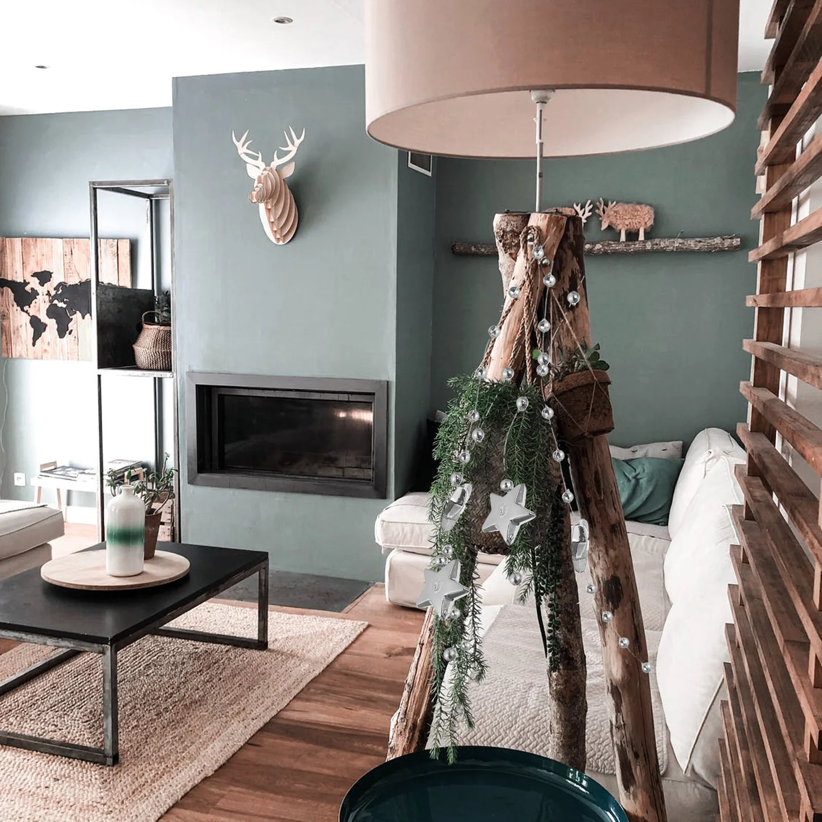 

1 Roll Pentagram Bead Chain Ribbon Durable Gift Wrapping Decoration Party Decoration Christmas Wedding DIY Bead Chain